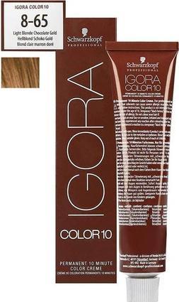 Produktbild Schwarzkopf Professional Igora Color10 Haarfarbe (8-65 Hellblond Schoko Gold)