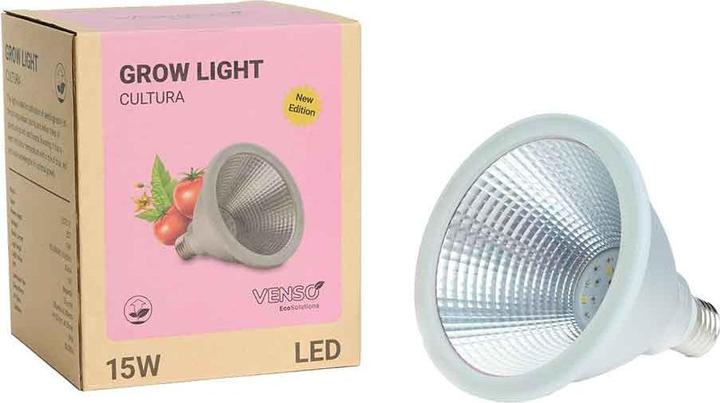 Produktbild Venso E27 Pflanzenlampe "Cultura" 15W 60° (LED)