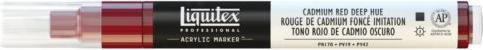 Winsor & Newton Paint Marker Fin Cadmium Red Deep Hue 311 (Noir, blanc, 2 mm, 1 x)