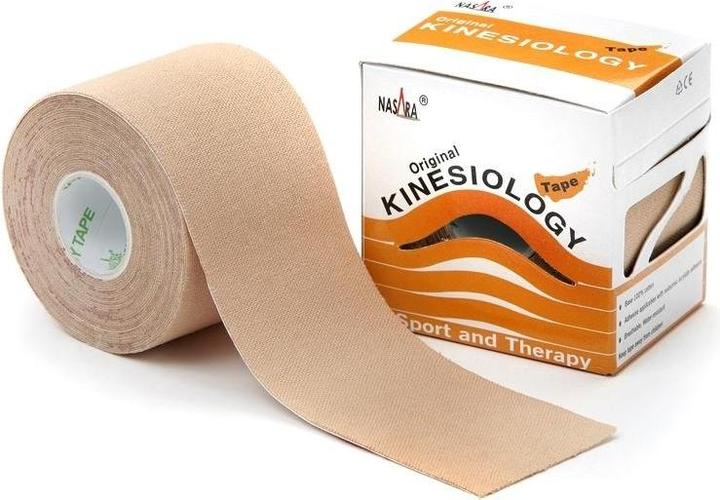 Produktbild Mikros NASARA Kinesiologie Tape Beige 5cmx5m, 1 St PFL (5 m)
