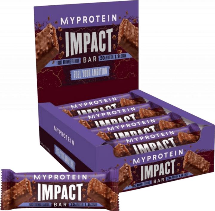 Immagine prodotto MyProtein Barretta proteica Impact (Brownie Fudge, 12 pz., 855 g)