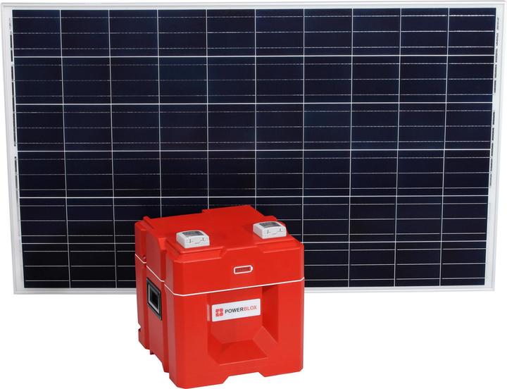 Image du produit Powerbox Systems Power Station PBX-200 LI 1200 Wh avec module solaire inclus (1200 Wh, 27 kg)