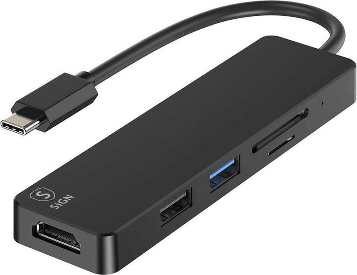 Actual product image SIGN USB C zu (HDMI, USB-A)