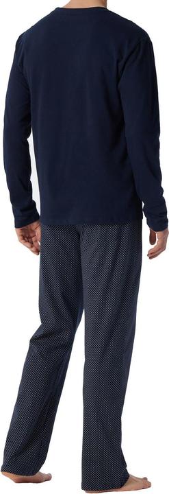 Produktbild Schiesser langer Pyjama Schlafanzug natürlich 100% Baumwolle | auch Übergrössen (102)