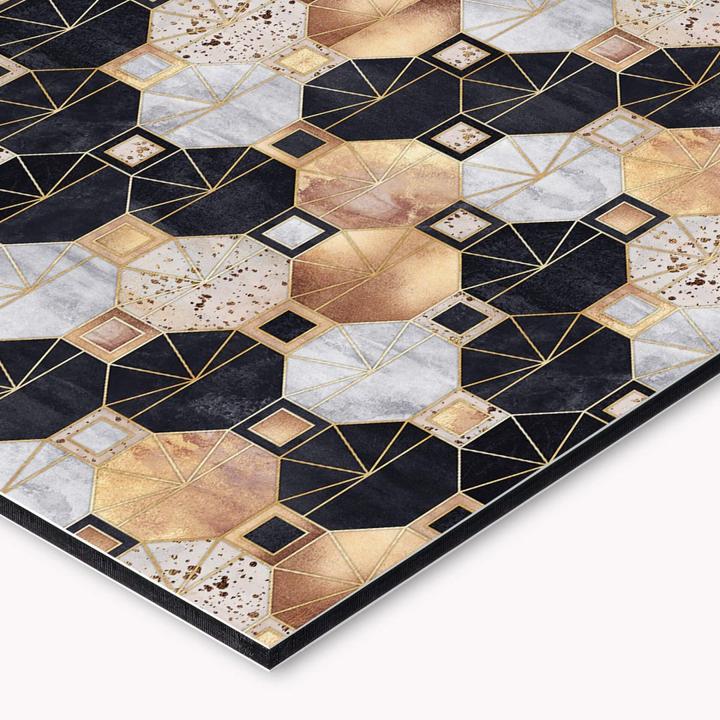 Actual product image Trenddeko Art Deco: gold and black (200 x 50 cm)