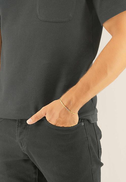 Immagine prodotto Muau Catena del Re (19 cm, 750, Oro bianco, Oro giallo 18 carati)