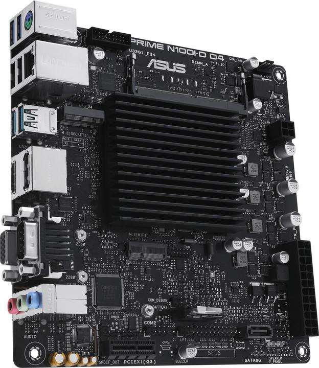 Actual product image ASUS Prime N100I-D D4-CSM (NA (integrated CPU), Mini-ITX)