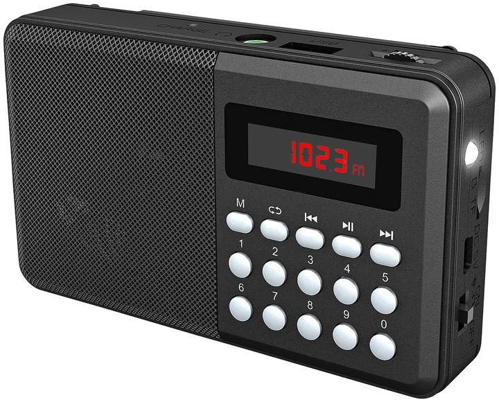 Auvisio FM-Taschenradio mit MP3-Player (FM, Bluetooth)
