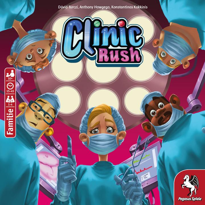 Actual product image Pegasus 51231G - Clinic Rush - Brettspiel, für 1-4 Spieler ab 10 Jahren (DE-Ausgabe) (German)