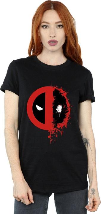 Image du produit - T-shirt DEADPOOL SPLIT SPLAT LOGO - Femme (M)