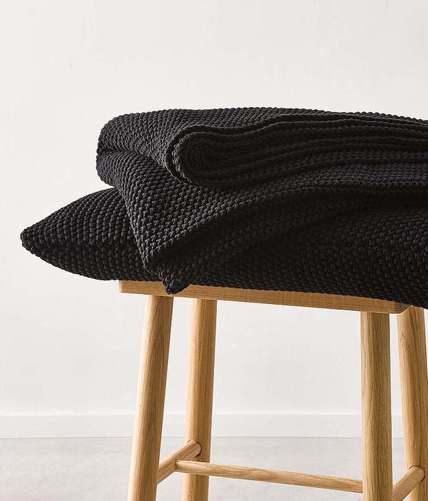 Produktbild Marc O'Polo Tagesdecke - Plaid Nordic 130x170cm Black (130 x 170 cm)