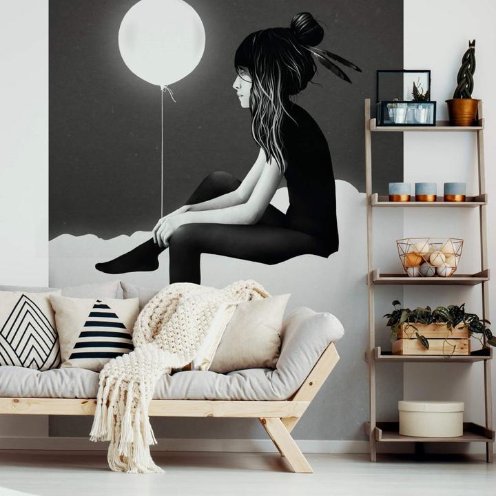 Actual product image Trenddeko No such thing as nothing by night - lighted balloon (240 x 350 cm)