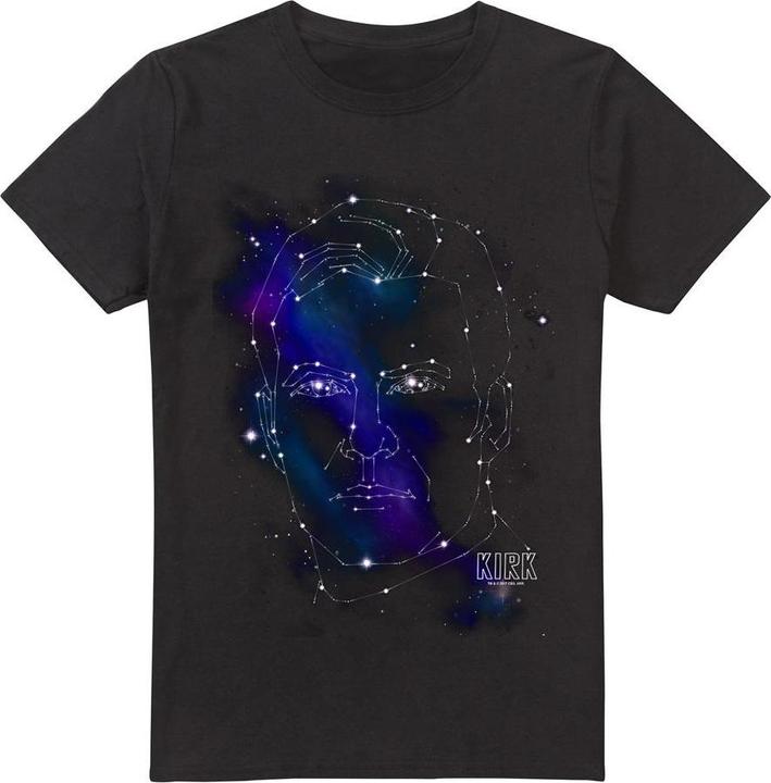 Actual product image Mens Captain Kirk Constellations T-Shirt (M)