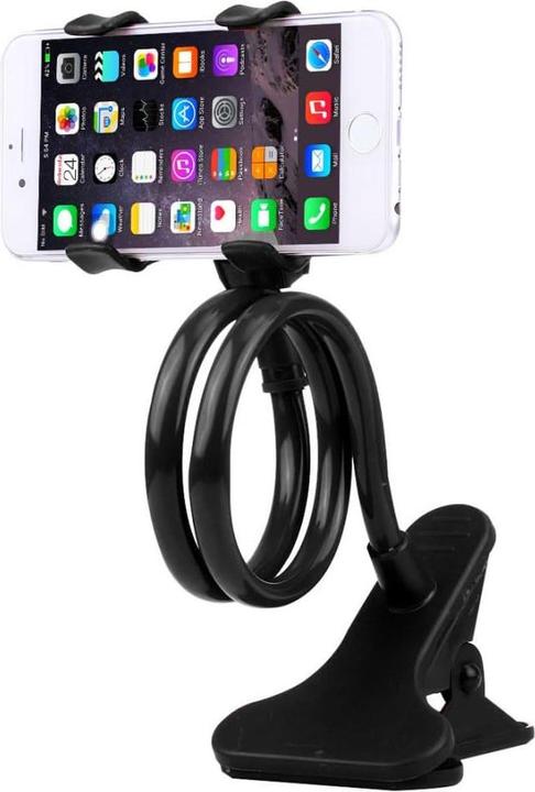 Produktbild JTI Flexibler Telefonhalter mit Klemme - Schwarz