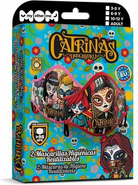 Image du produit My Other Me Masque hygiénique Catrinas 2 pièces Catrina (2 x)