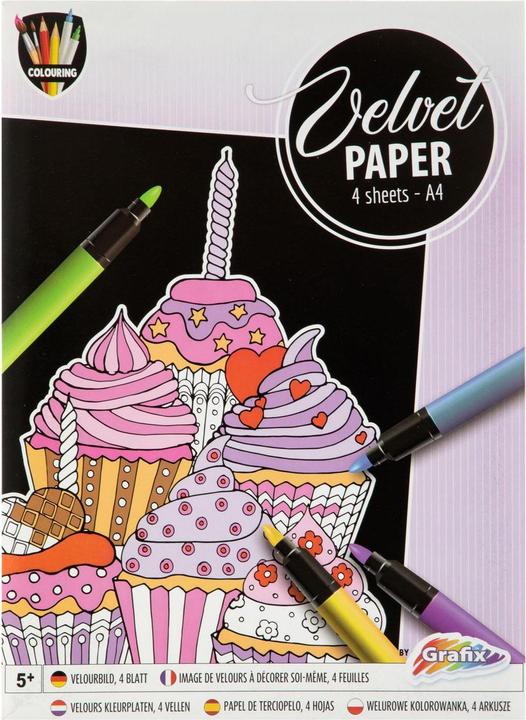 Actual product image Grafix Craft kit velvet paper