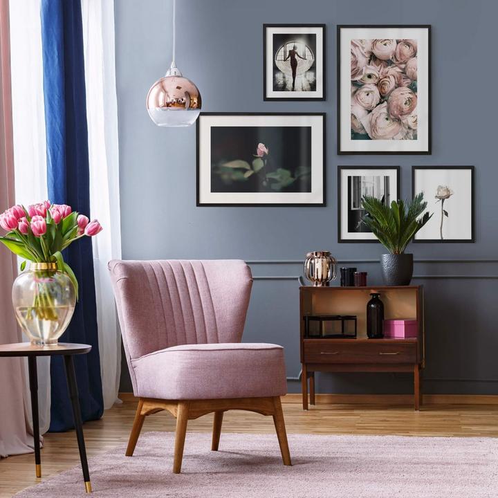 Actual product image Trenddeko The white rose (40 x 50 cm)