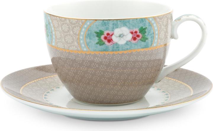 Produktbild PIP Studio Blushing Birds Tasse mit Untertasse kahki 0,28 l (280 ml, 1 x)