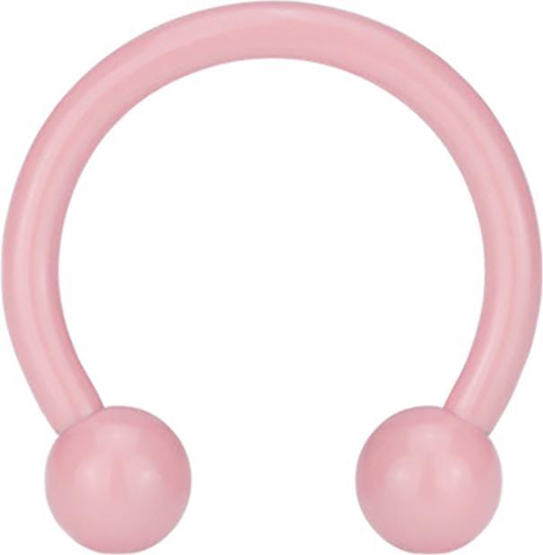 Produktbild Star Piercing Circular Barbell pastellpink mit Kugel (Chirurgenstahl 316L, ohne Messing)