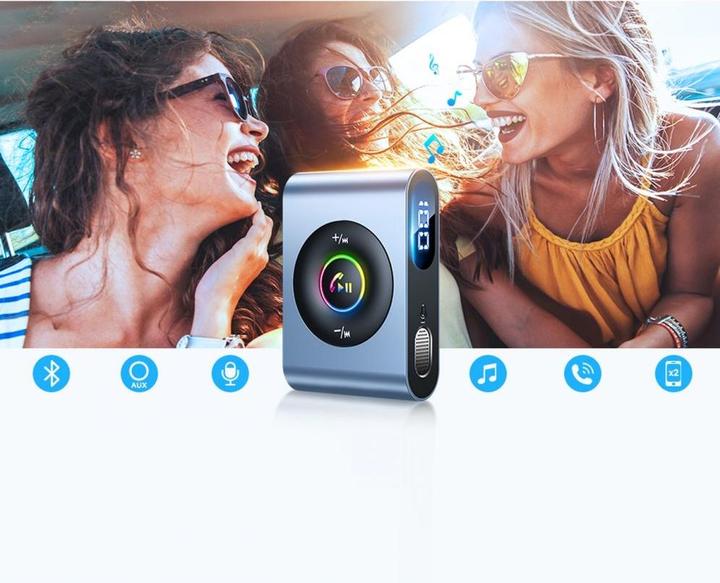 Image du produit Joyroom Récepteur Bluetooth 5.3 AUX JR-CB1 (gris) (Récepteur)