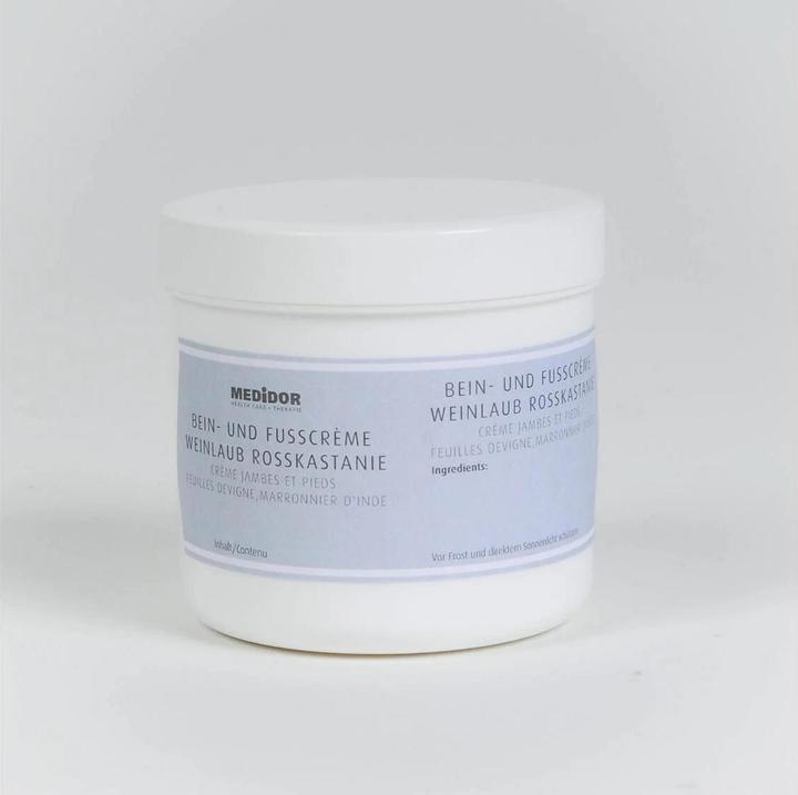 Produktbild Medidor Bein- und Fusscreme Weinlaub Rosskastanie 250 ml (250 ml)