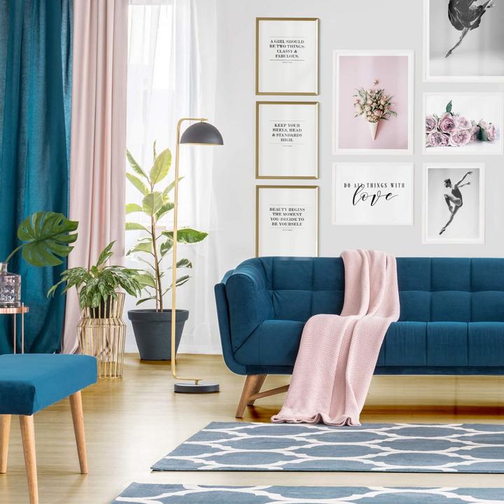 Produktbild Trenddeko Violette Pfingstrosen (40 x 30 cm)