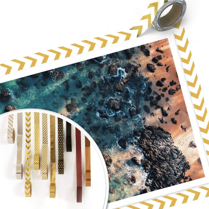 Produktbild Trenddeko Der Blick von oben: Rocky Beach (40 x 30 cm)
