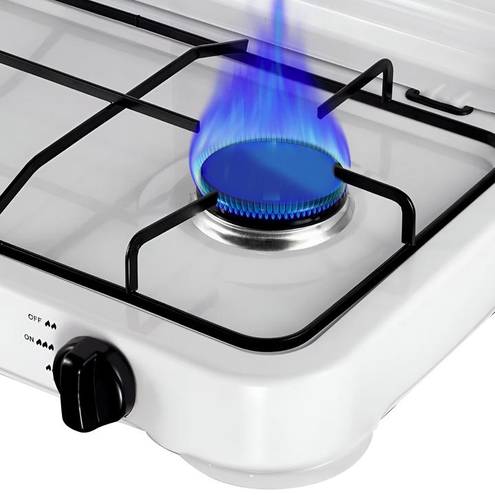 Produktbild Home Star 2-Flammen-Gaskocher mit Deckel