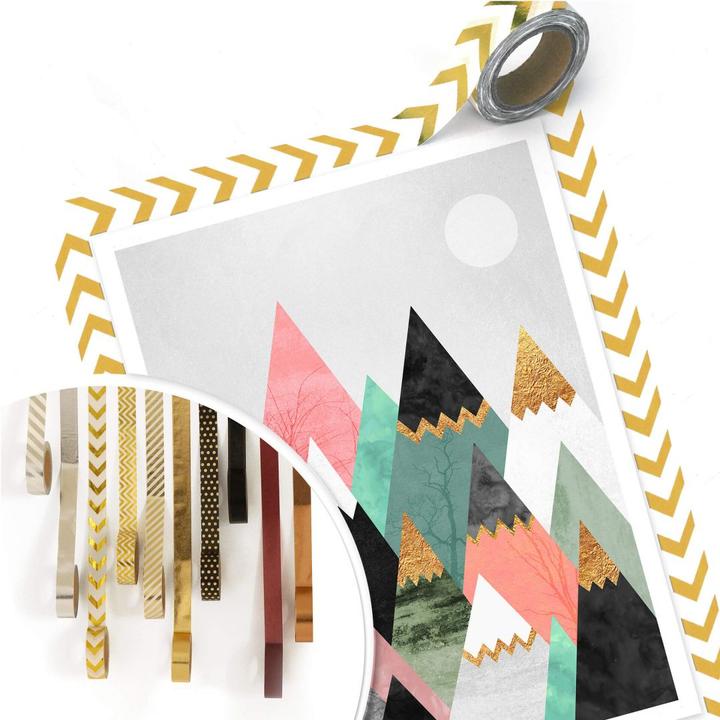 Immagine prodotto Trenddeko Montagne colorate (30 x 40 cm)