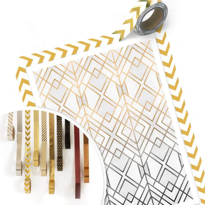 Actual product image Trenddeko Gold and silver (100 x 120 cm)