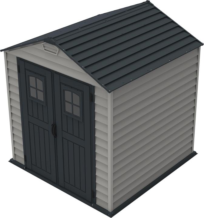 Actual product image Duramax Kunststoff Gerätehaus 210x210 Gartenhaus