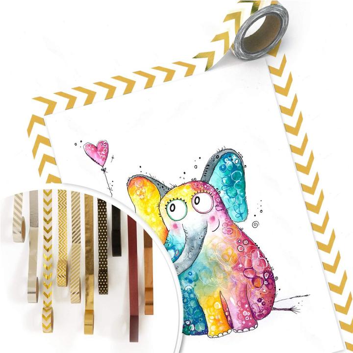Produktbild Trenddeko Elefant mit Herz (30 x 40 cm)