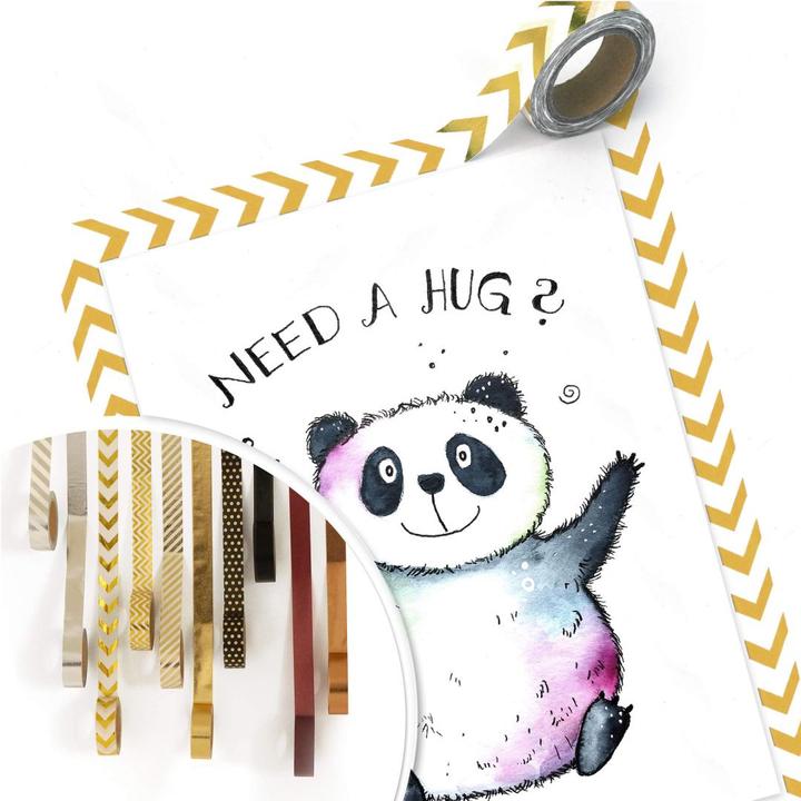 Image du produit Trenddeko panda heureux (60 x 80 cm)