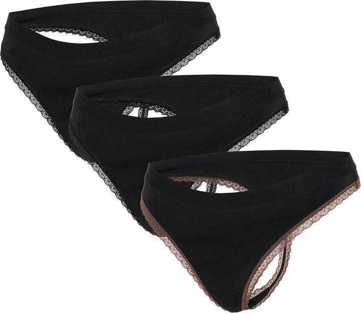 Produktbild FILA Woman String Elastic With Logo Pack Of 3 Pieces In (XS, 3er Pack)