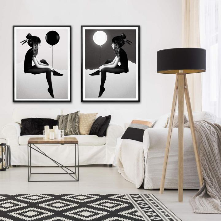 Image du produit Trenddeko No such thing as nothing by night - ballon lumineux (24 x 30 cm)