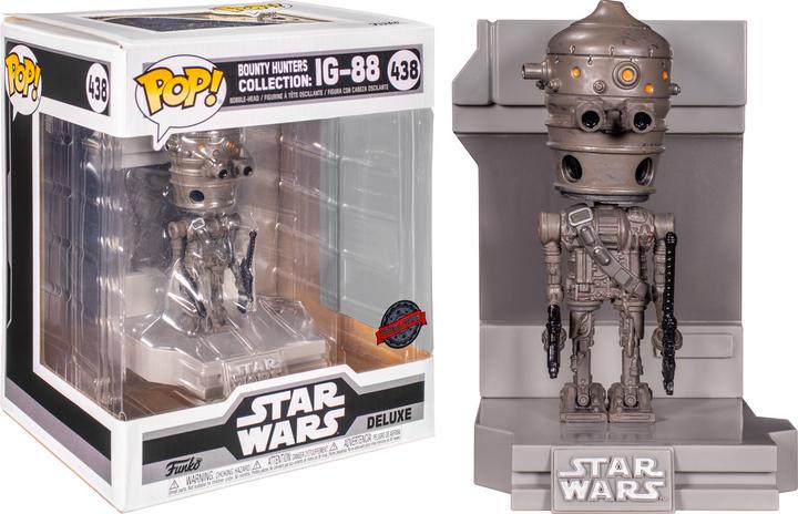 Actual product image Funko POP figure Deluxe Star Wars Bounty Hunters IG-88 Exclusive