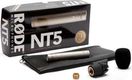 Produktbild RØDE NT5 S Mikrofon mit Mikrofonständer und Kabel