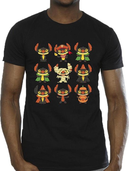 Actual product image Disney Mens Lilo & Stitch Halloween Costumes T-Shirt (5XL)