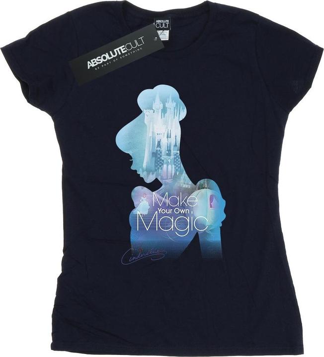 Disney Princess Cinderella Filled Silhouette TShirt