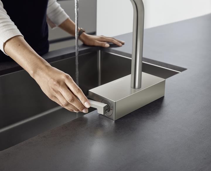 Image du produit hansgrohe Aquno Select M81 Mitigeur de cuisine 250 (finition inox)