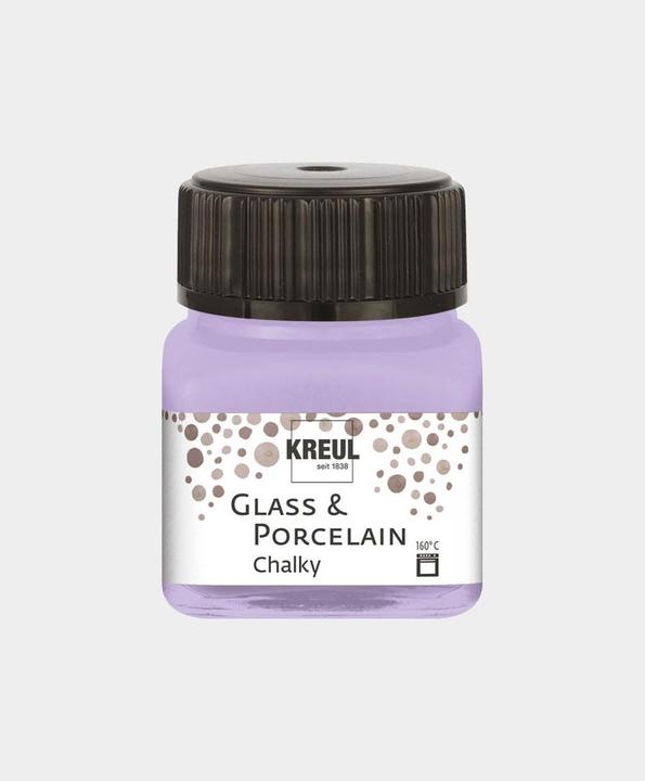 Actual product image Kreul Porzellan- und Glasfarbe (sweet lavender, 20 ml)