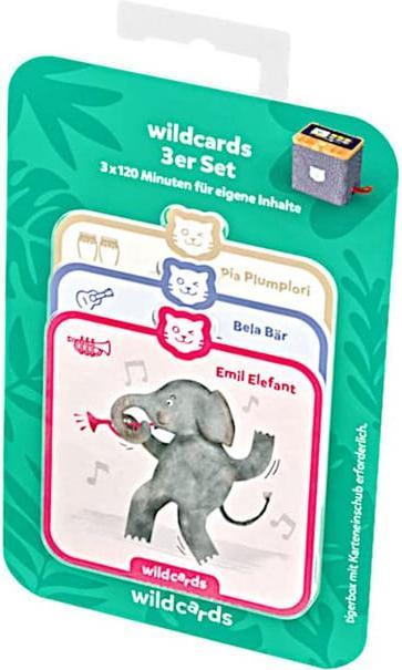 Actual product image Tigermedia Wildcard Swiss Edition (3 pieces with 120 minutes each) (German, Swiss German)