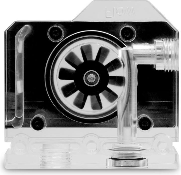 Actual product image EKWB EK Quantum Scalar Flowmeter Top-To-Bottom D-RGB - Nickel