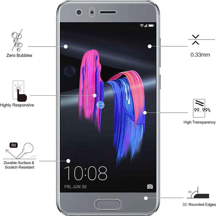 Actual product image Eiger 3D Case Friendly (1 Piece, Honor 9)