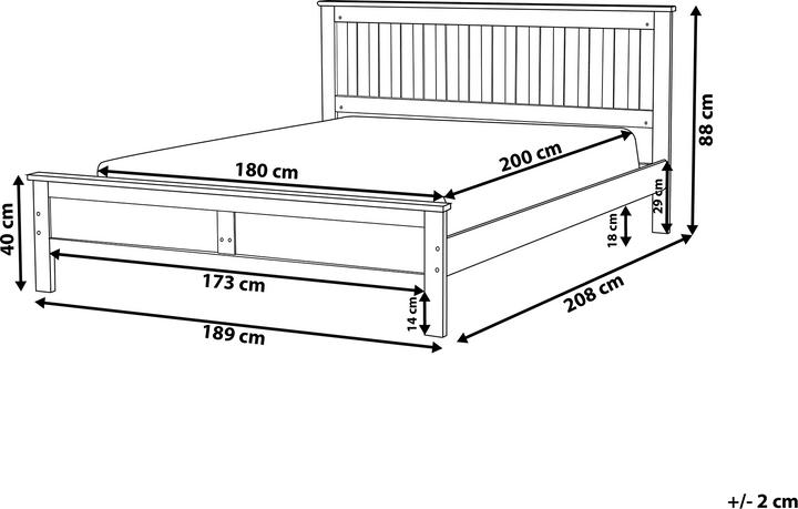 Actual product image Beliani Mayenne (180 x 200 cm)