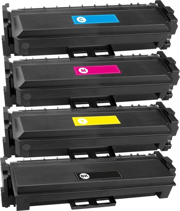Actual product image Plutoos HP CF410X, CF411X, CF412X, CF413X / 410X, toner XXL compatible, set of 4 colours