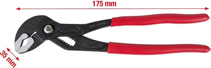 Produktbild KS Tools Wasserpumpenzange, Druckknopfverstellung (175 mm)