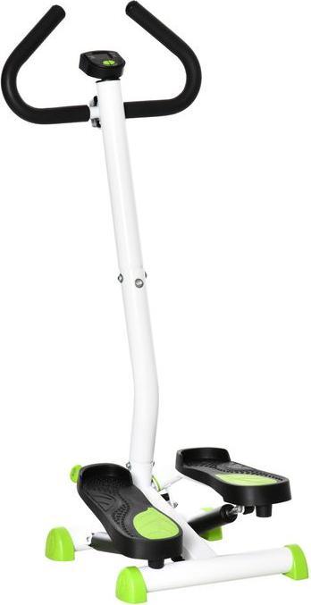 Swisshandel24 Stepper Fitness Swing Stepper inkl. LCD Bildschirm & Handgriff