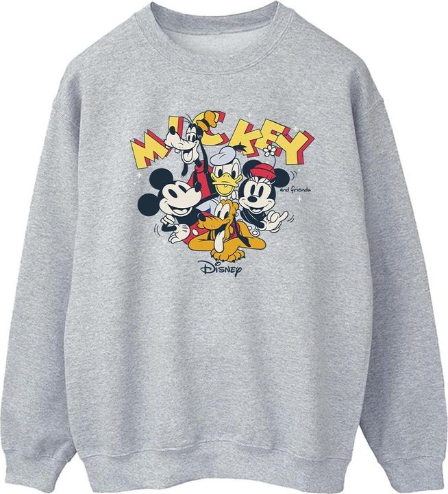 Actual product image Disney Mens Mickey Mouse Group Sweatshirt (XL)