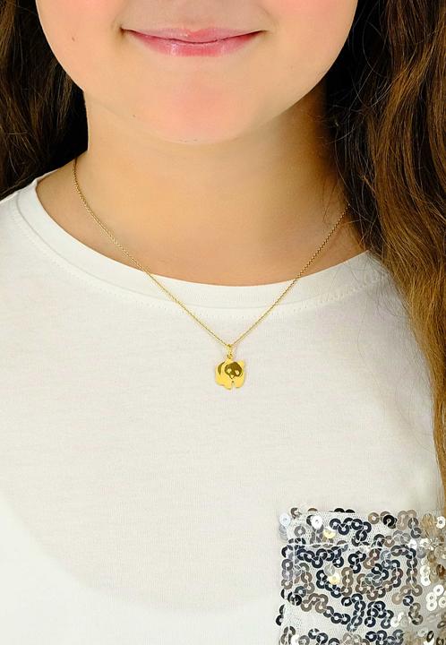 Actual product image Muau Panda bear (750/18K yellow gold)